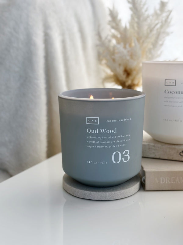 Oud Wood Candle Double Wick