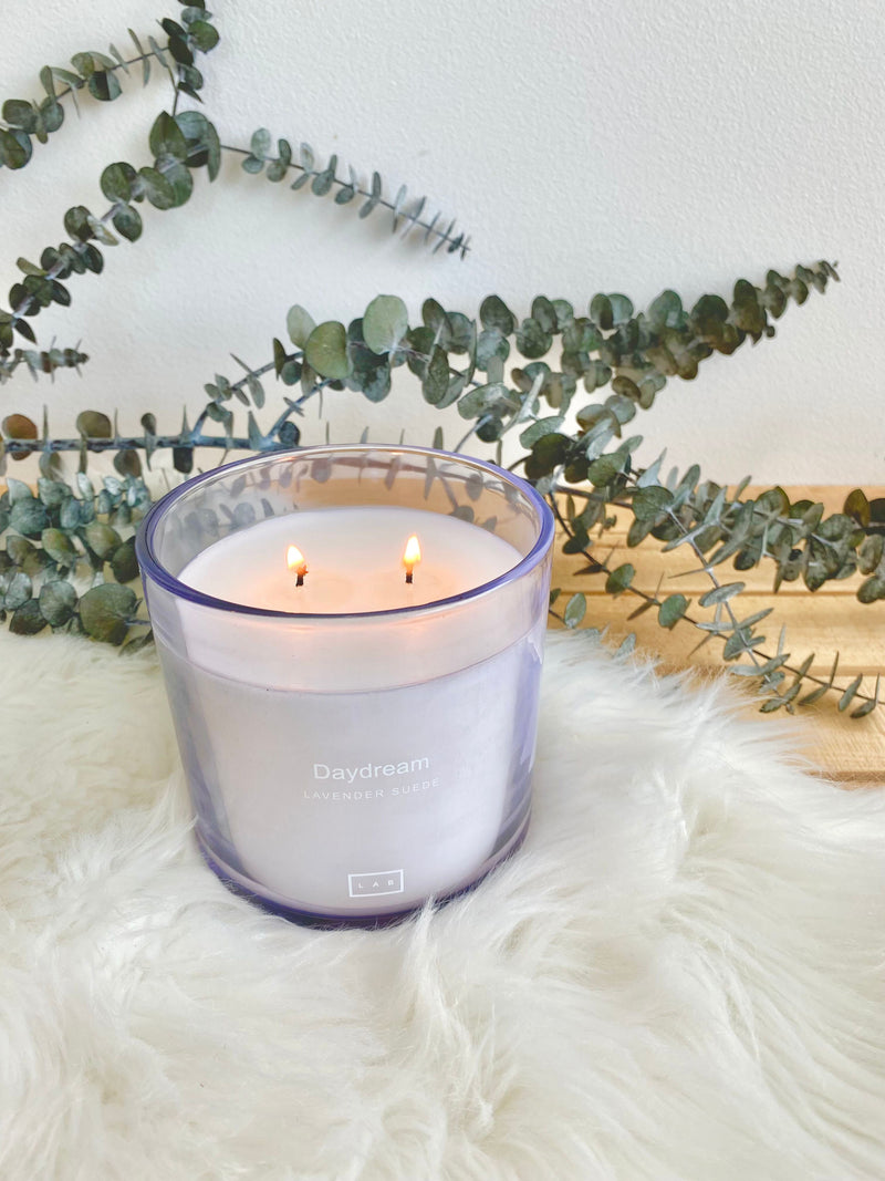 Daydream  Lavender Suede Candle Double Wick